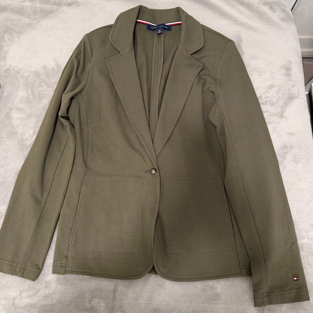 Tommy Hilfiger Olive Women's Blazer